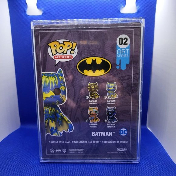 DC Batman (Blue & Yellow) Art Series Target Exclusive Funko Pop - Picture 4 of 9